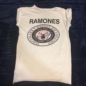 Ramones White Band Shirt